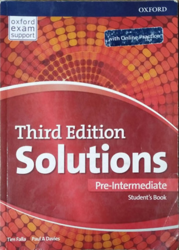 Tim Falla - Paul A Davies: Solutions (Third Edition) - Pre-Intermediate Student's Book