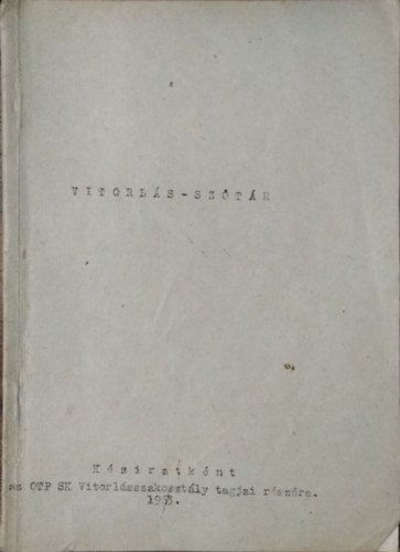 : Vitorlás-szótár