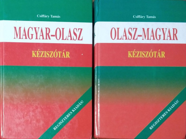 Csiffáry Tamás: Olasz-magyar, magyar-olasz kéziszótár