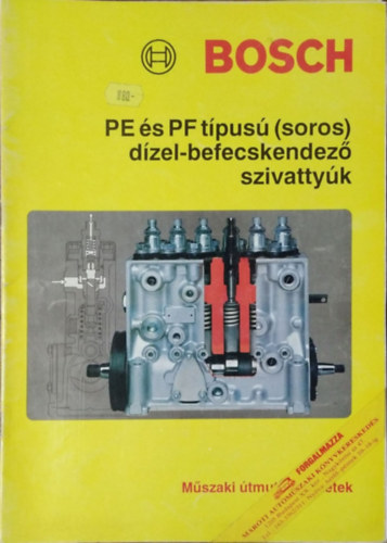 : PE és PF típusú (soros) dízel-befecskendező szivattyúk