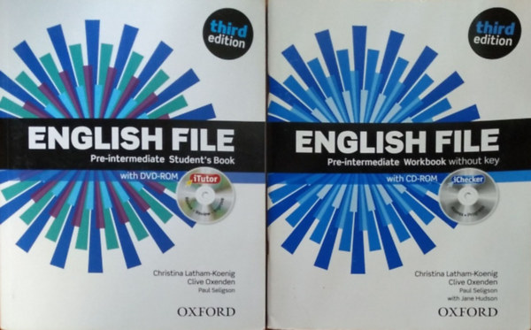 Christina Latham-Koenig - Clive Oxenden: English File (Third Edition) - Pre-intermediate Student's Book + Workbook without Key (2 kötet)