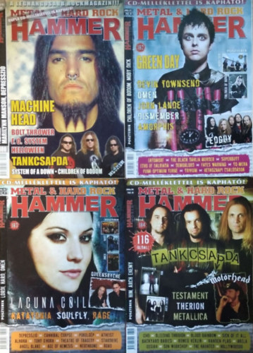 Lénárd László (főszerk.): Metal & Hard Rock Hammer, 2006/1., 3-5. (4 szórványszám)