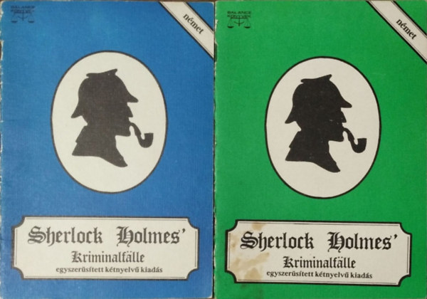 Arthur Conan Doyle - Molnár Sándor (átd.): Sherlock Holmes' Kriminalfälle - Könnyített olvasmányok (2 füzet)