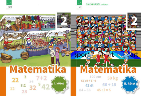 Fülöp Mária: Matematika 2. osztályosoknak I-II.