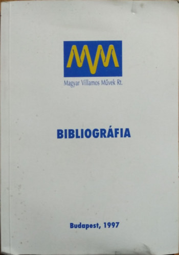 : Magyar Villamos Művek Rt. bibliográfia