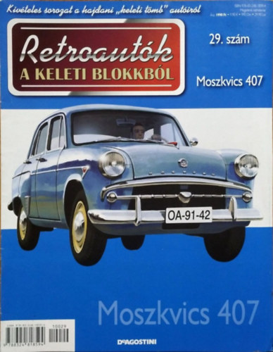 Joanna Dowgiatto-Tyszka (szerk.): Retroautók a keleti blokkból 29. - Moszkvics 407