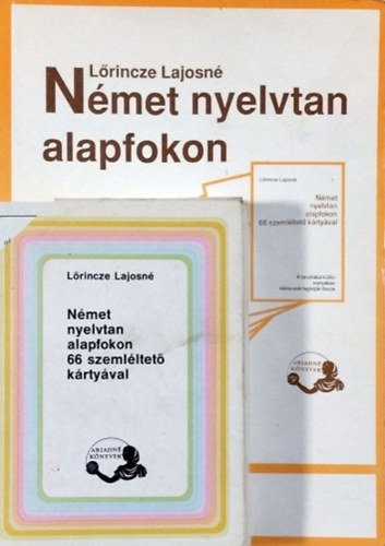 Lőrincze Lajosné: Német nyelvtan alapfokon 66 szemléltető kártyával + Kísérőkötet