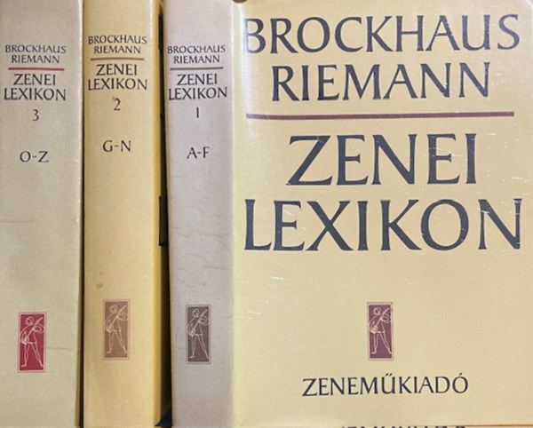 Brockhaus Riemann: Zenei lexikon I-III.