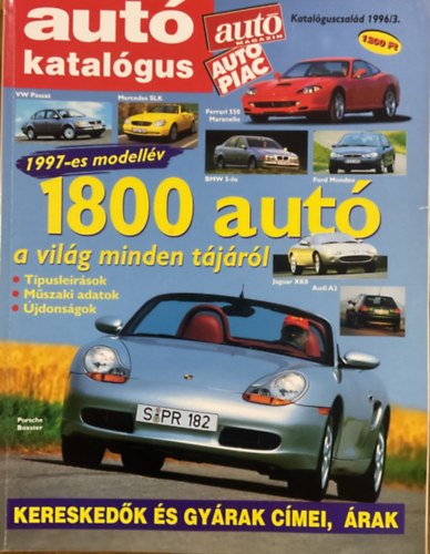 : Autókatalógus 1996/3 1997-es modellév