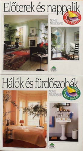 : Kis terek, nagy ötletek könyvek I-II. - Előterek és nappalik + Hálók és fürdőszobák