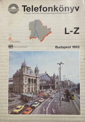: Telefonkönyv Budapest 1993 L-Z