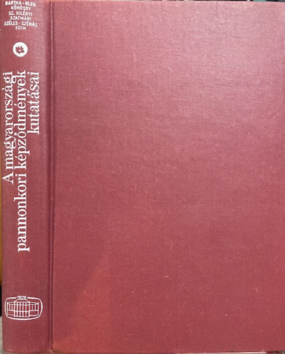 Bartha-Kleb-Kőrössy-Széles-Tót: A magyarországi pannonkori képződmények kutatásai