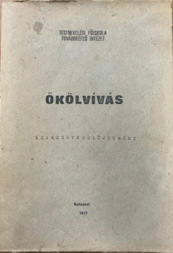 Énekes Árpád: Ökölvívás szakszöveggyűjtemény