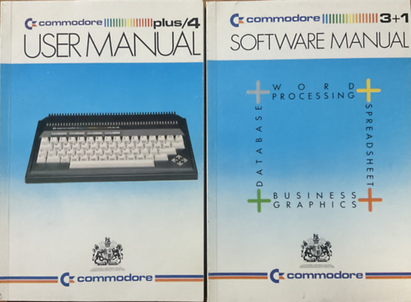 : Commodore Plus/4 User Manual + Integrated Software Manual (2 kötet)