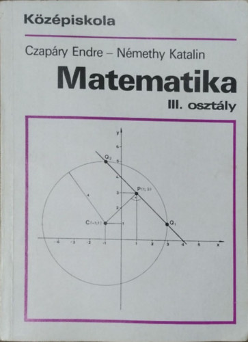 Czapáry Endre-Némethy Katalin: Matematika III. középiskola
