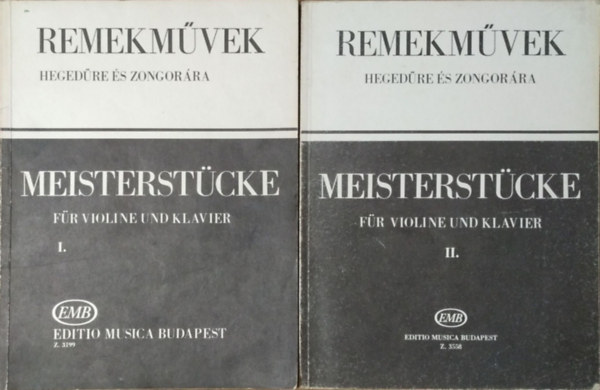 Ludwig van Beethoven és mások: Remekművek hegedűre és zongorára I-II.