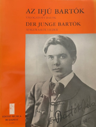 : Az ifjú Bartók - Válogatott dalok - Der junge Bartók