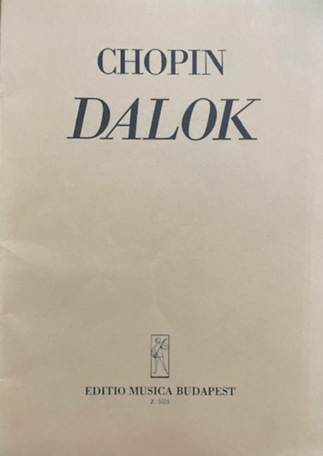 Fryderyk Chopin: Dalok – Énekhangra, zongorakísérettel