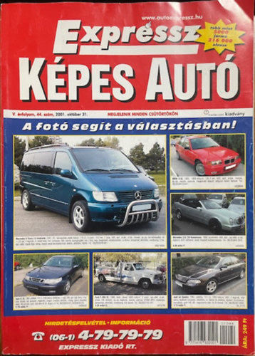 : Expressz Képes Autó – V. évfolyam, 44. szám (2001. október 31.)