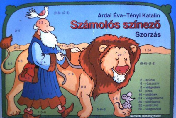 Ardai Éva: Számolós színező 2.osztály I. félév Szorzás