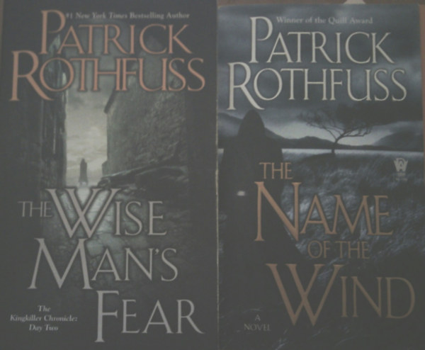 Patrick Rothfuss: The Name of the Wind + The Wise Man's Fear (2 kötet)