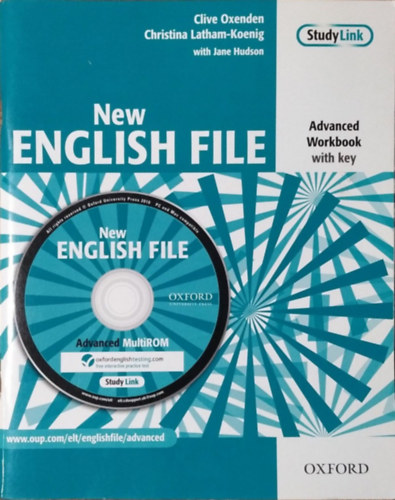 Clive Oxenden - Christina Latham-Koenig - Jane Hudson: New English File - Advanced Workbook with Key