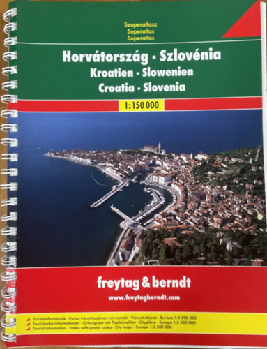 : Horvátország - Szlovénia szuperatlasz (1:150 000)
