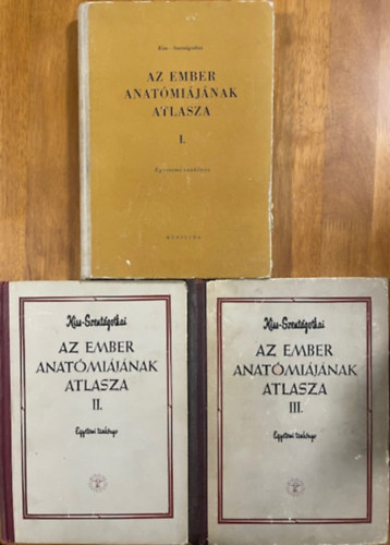 Kiss-Szentágothai: Az ember anatómiájának atlasza I-III.