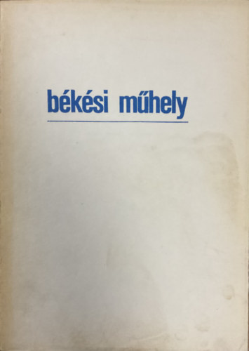 Chabrecsek Andrásné (szerk.): Békési műhely 1985.: Békés megyei szűcshimzések