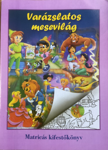 : Varázslatos mesevilág - Matricás kifestő