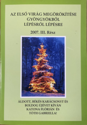 : Az első virág megörökítése gyöngyökből lépésről lépésre 2007. III. rész - Karácsony