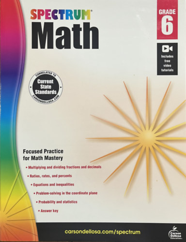 : SPECTRUM Math - Grade 6