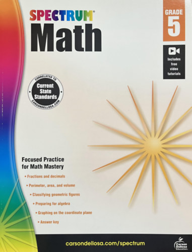 : SPECTRUM Math - Grade 5