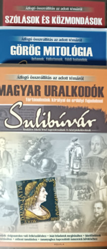 Rácz Anikó: Magyar uralkodók + Görög mitológia + Szólások és közmondások (3 kötet, Sulibúvár)