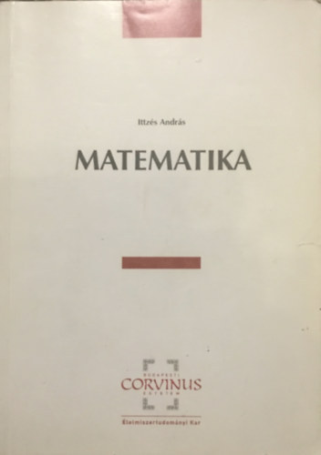 Ittzés András: Matematika