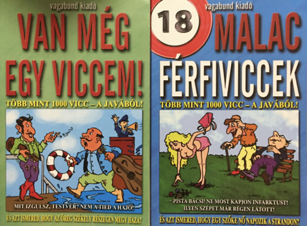 : Malac férfiviccek + Van még egy viccem (2 kötet)