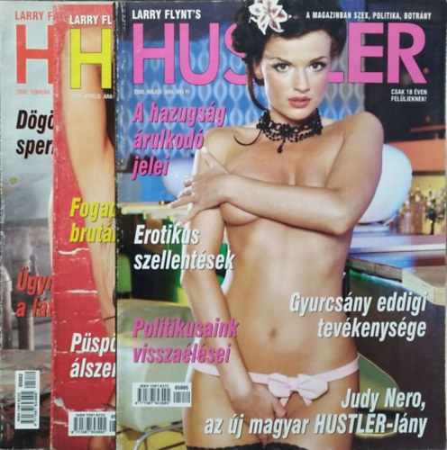 Déri Balázs (főszerk.): Hustler - 2005. február, április, május (3 lapszám)