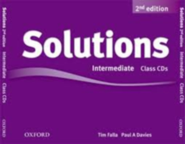 Paul A Davies Tim Falla: Solutions Intermediate Class Audio CDs (3 db Audio CD) - 2nd edition