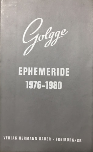 : Golgge - Ephemeride 1976-1980