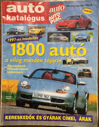 : Autókatalógus 1996/3 1997-es modellév