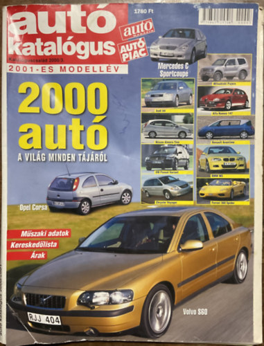 : Autókatalógus 2000/3 2001-es modellév