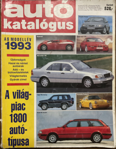 : Autókatalógus (AS modellév 1993)