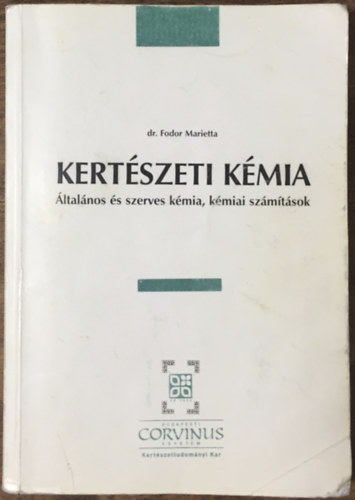 dr. Fodor Marietta: Kertészeti kémia