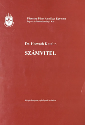 Dr. Horváth Katalin: Számvitel