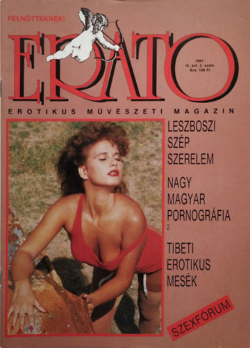 Czére Béla - Czére Gyöngyvér (szerk.): Erato - Erotikus művészeti magazin, IV. évf. 2. szám (1991)