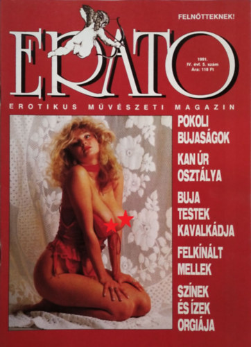 Czére Béla - Czére Gyöngyvér (szerk.): Erato - Erotikus művészeti magazin, IV. évf. 5. szám (1991)