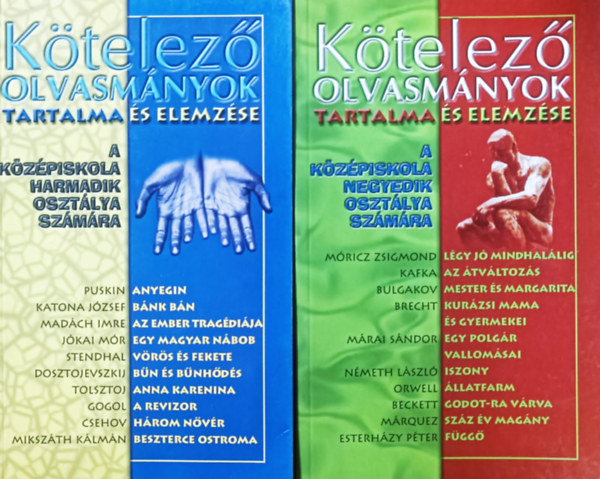 : Kötelező olvasmányok tartalma és elemzése a középiskola... Első + ... Harmadik + ... Negyedik osztálya számára (3 kötet)