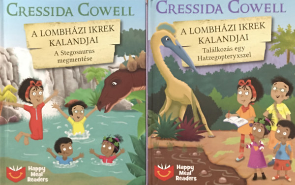 Cressida Cowell: A Stegosaurus megmentése + Találkozás egy Hatzegopteryxszel (A Lombházi ikrek kalandjai 10-11.)