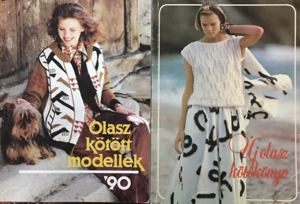 : Új olasz kötőkönyv + Olasz kötött modellek '90 (2 kötet)