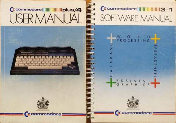 : Commodore Plus/4 User Manual + Integrated Software Manual (2 kötet)